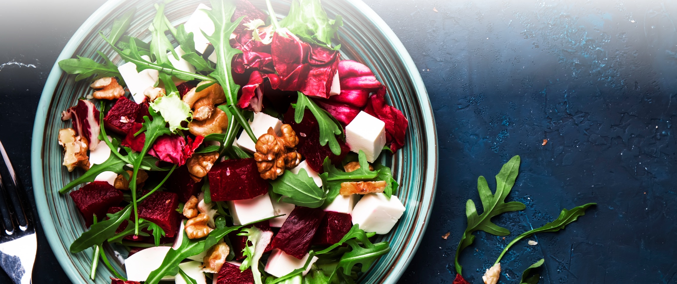 Grilled Radicchio Salad with Blue Cheese Crumbles
