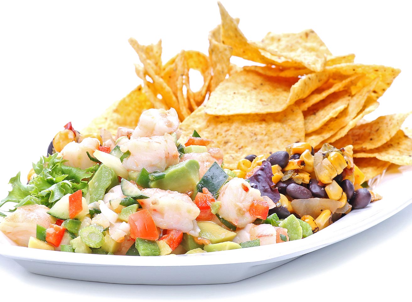 Avocado Shrimp Salsa with Tortilla Chips