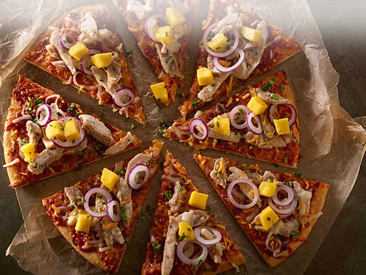 Tropical BBQ Chicken Pizza