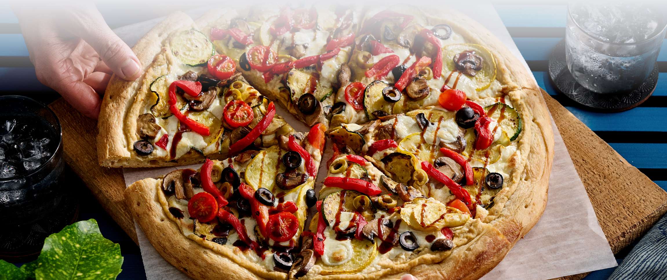 Eggplant Garden Pizza