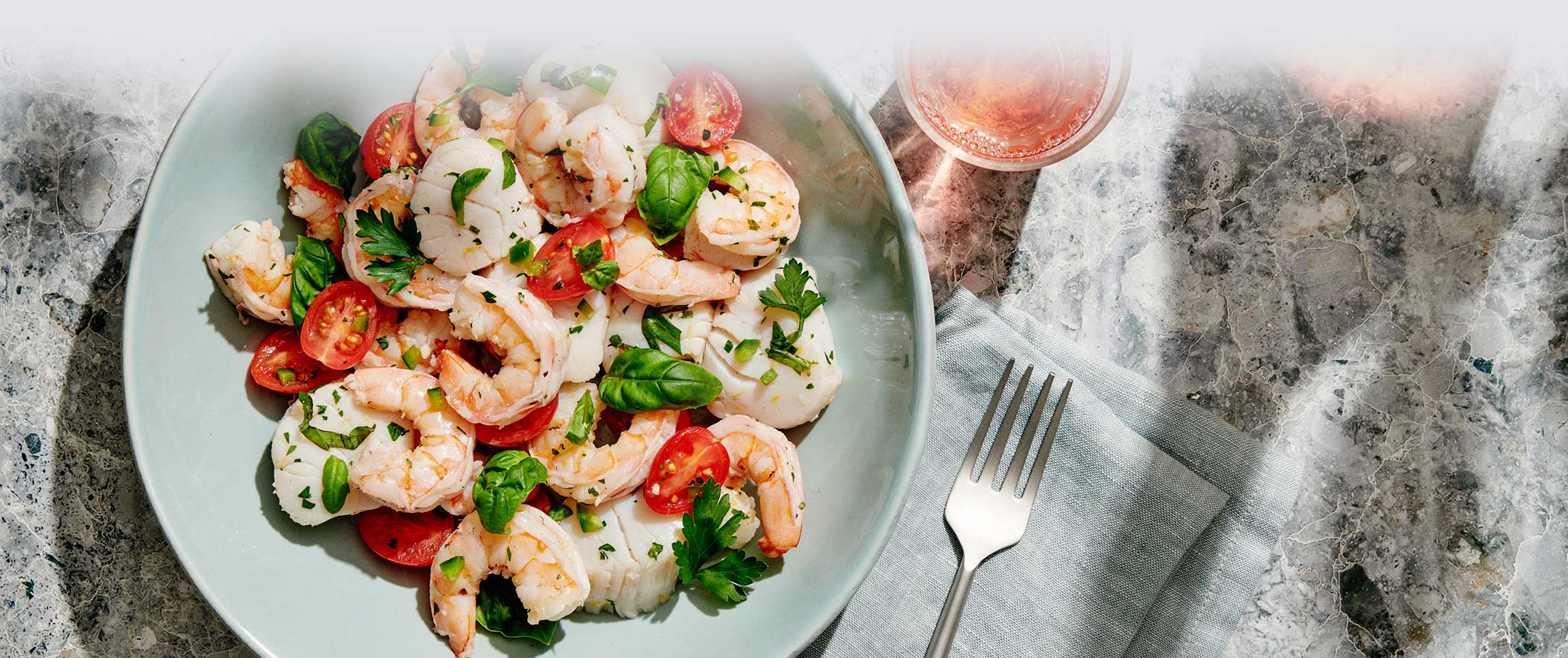 Chilled Shrimp and Scallop Salad