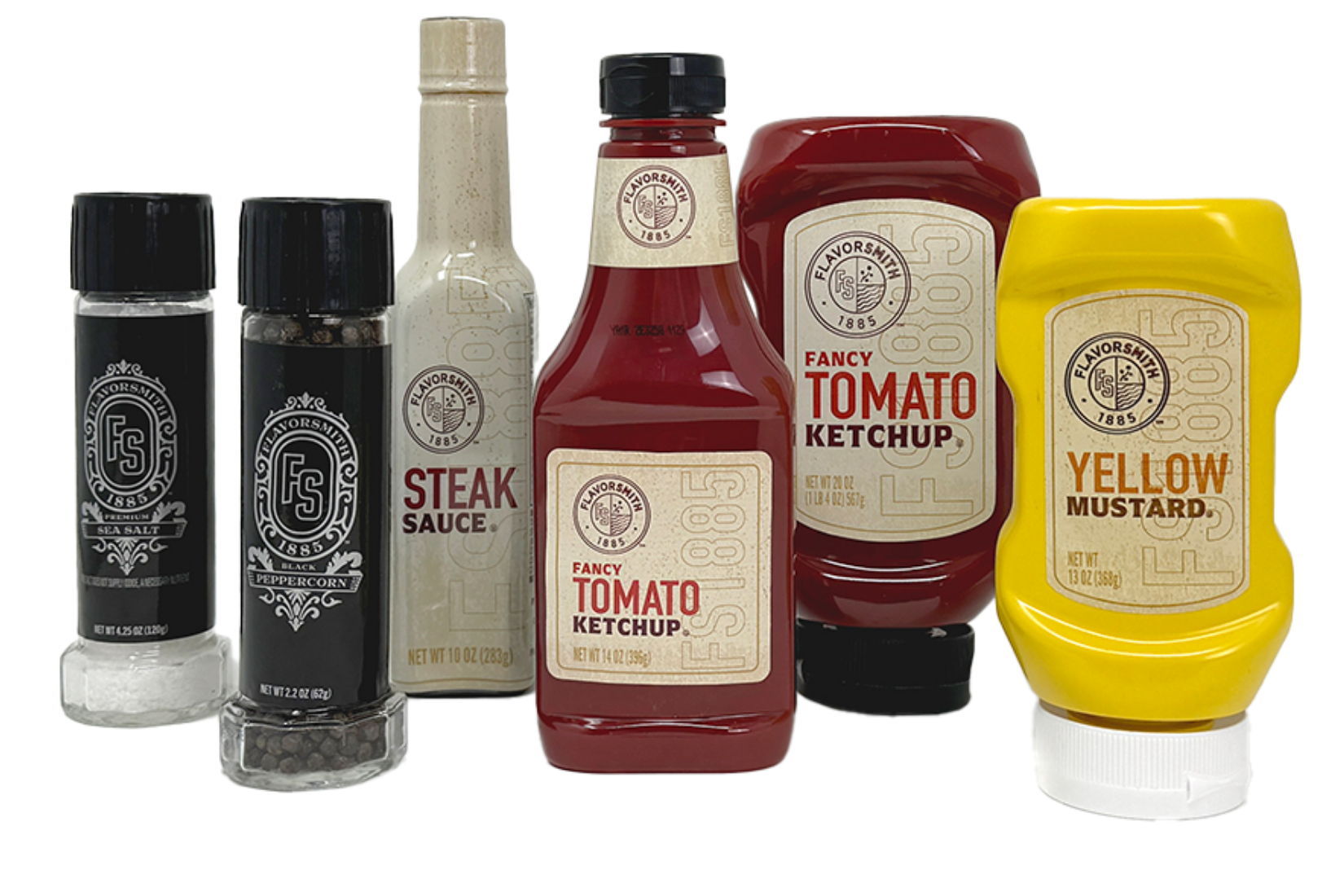 FlavorSmith® Tabletop Fancy Ketchup and Mustard