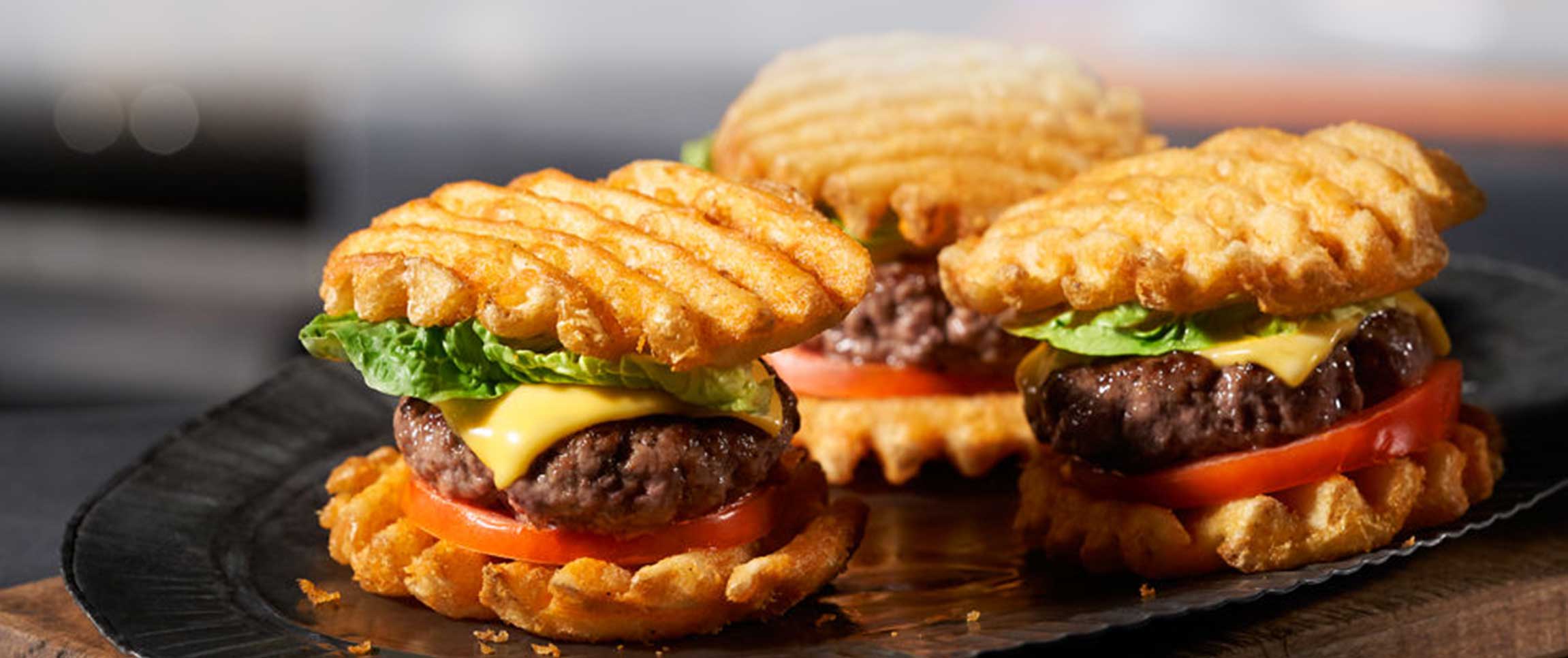 French Fry Burger Sliders