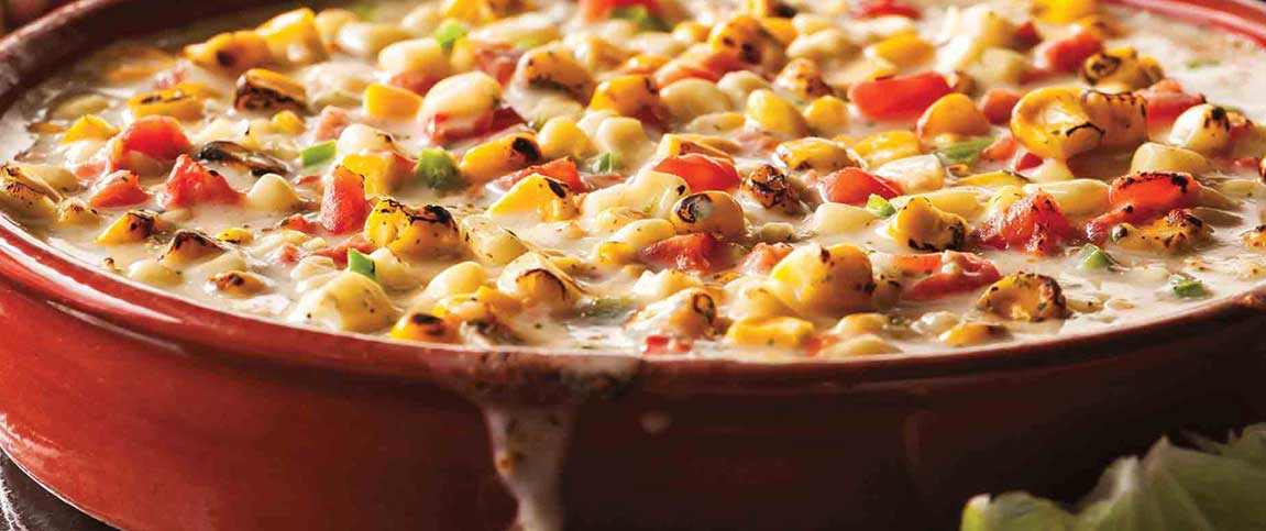 Roasted Corn and Jalapeno Queso