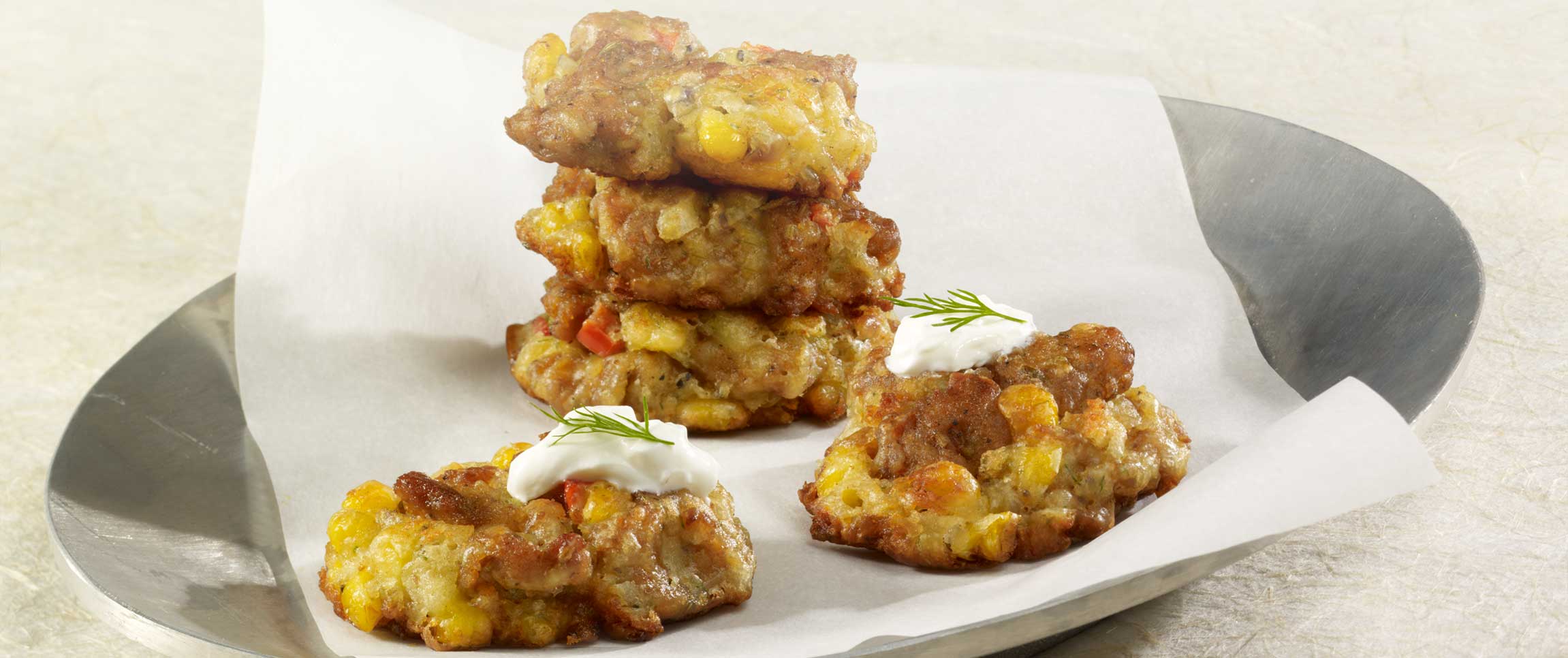 Corn and Sausage Fritters