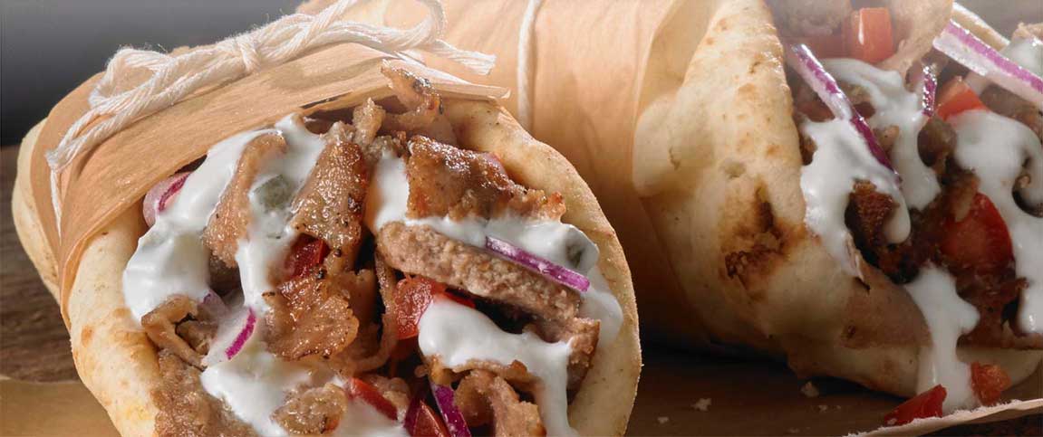 Gyro with Tzatziki Sauce