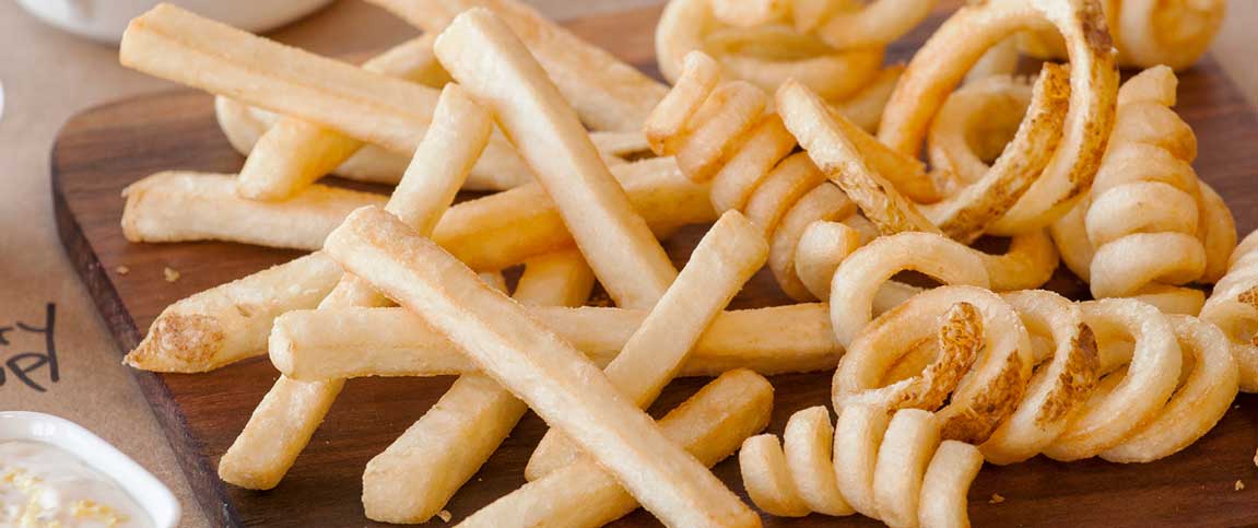 French Fries with Dipping Sauces