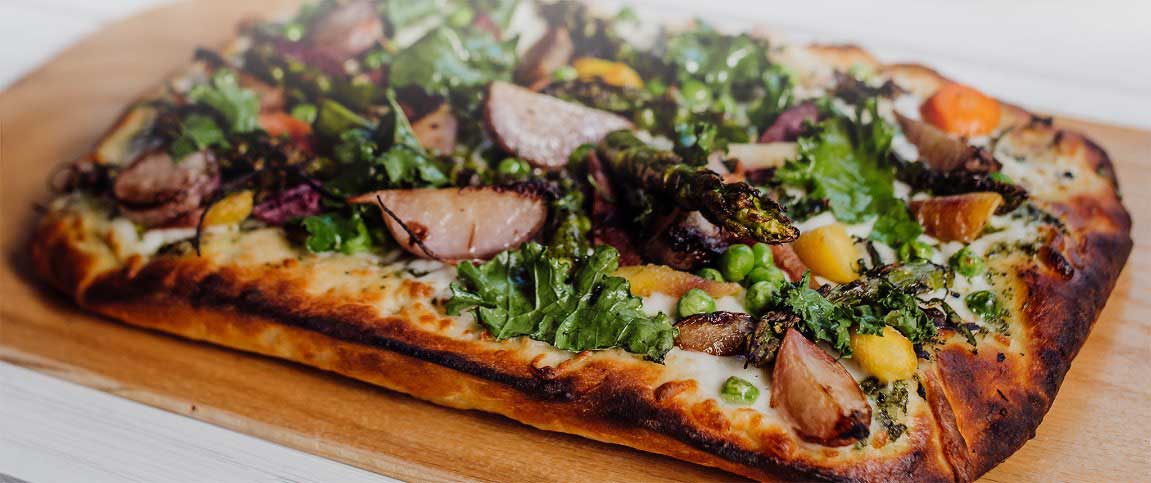 Prosciutto and Vegetable Pizza
