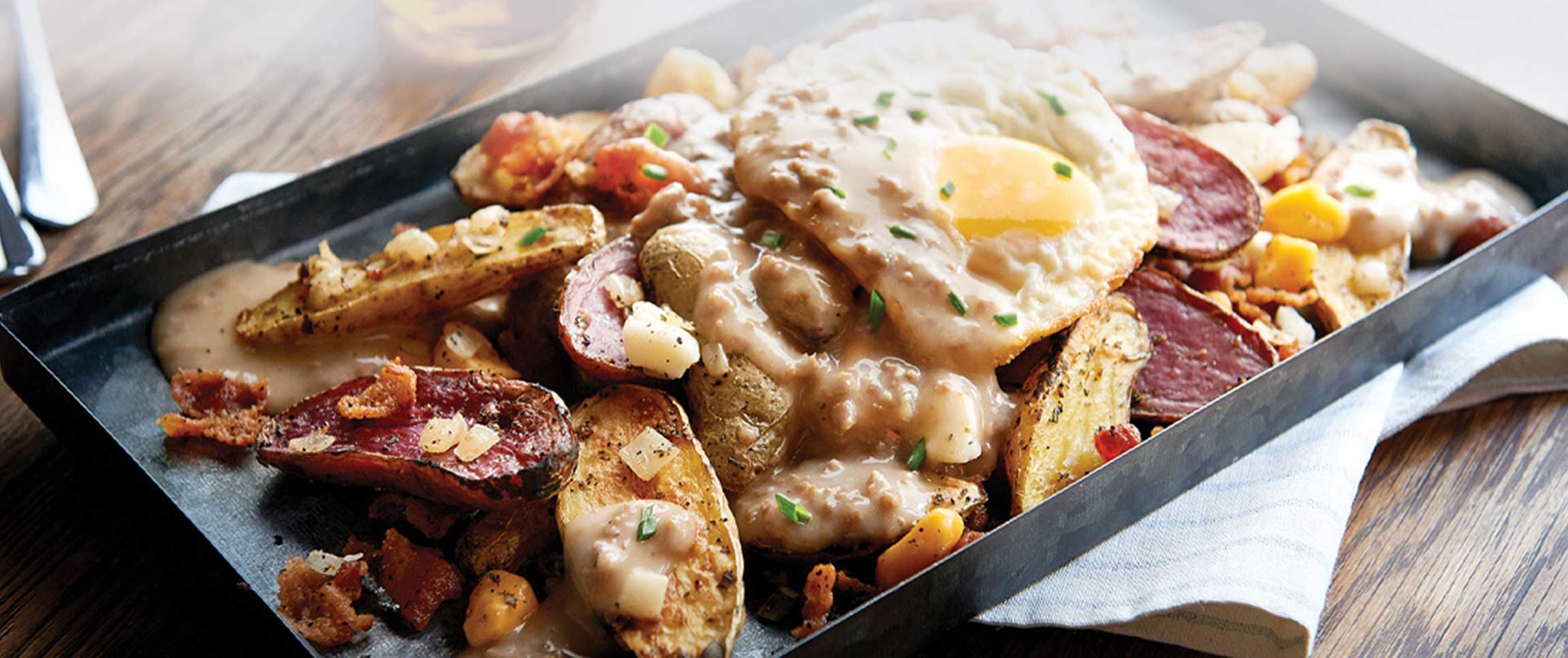 Sunrise Poutine Breakfast Casserole