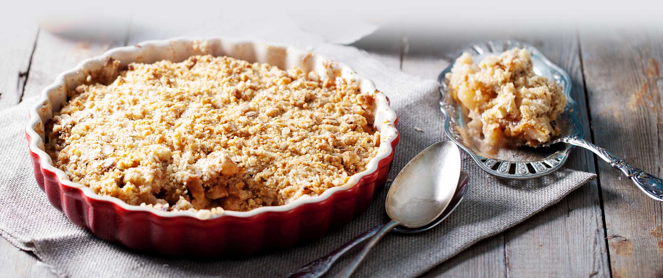 Honey Crisp Apple Crumble