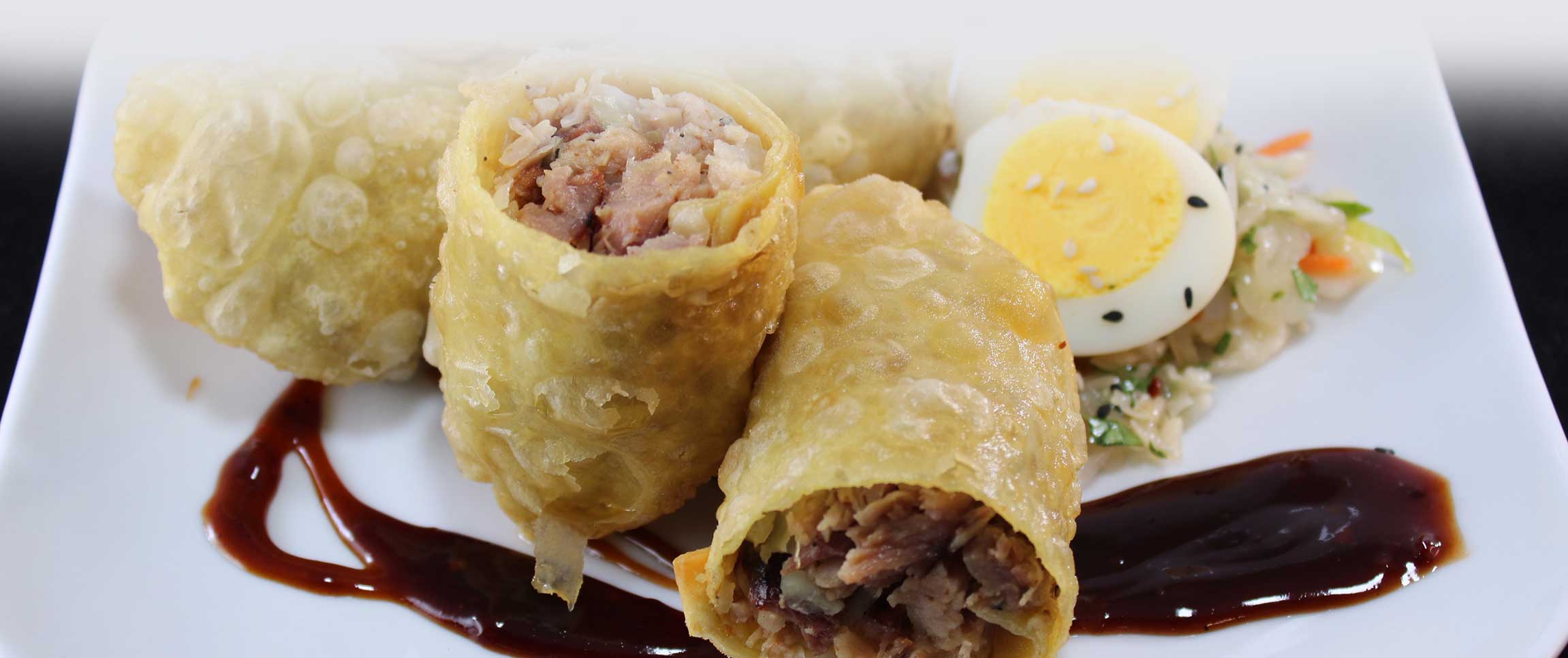 Pulled Pork Egg Rolls