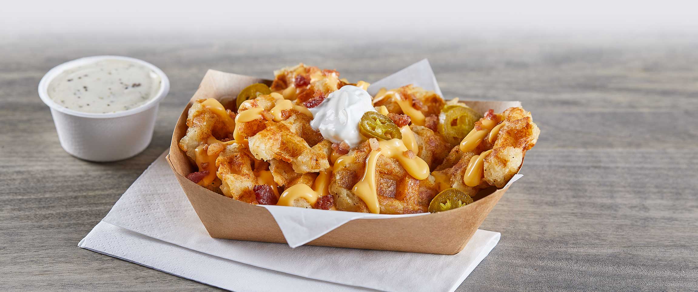 Nacho'd Mini Waffle Hash Browns