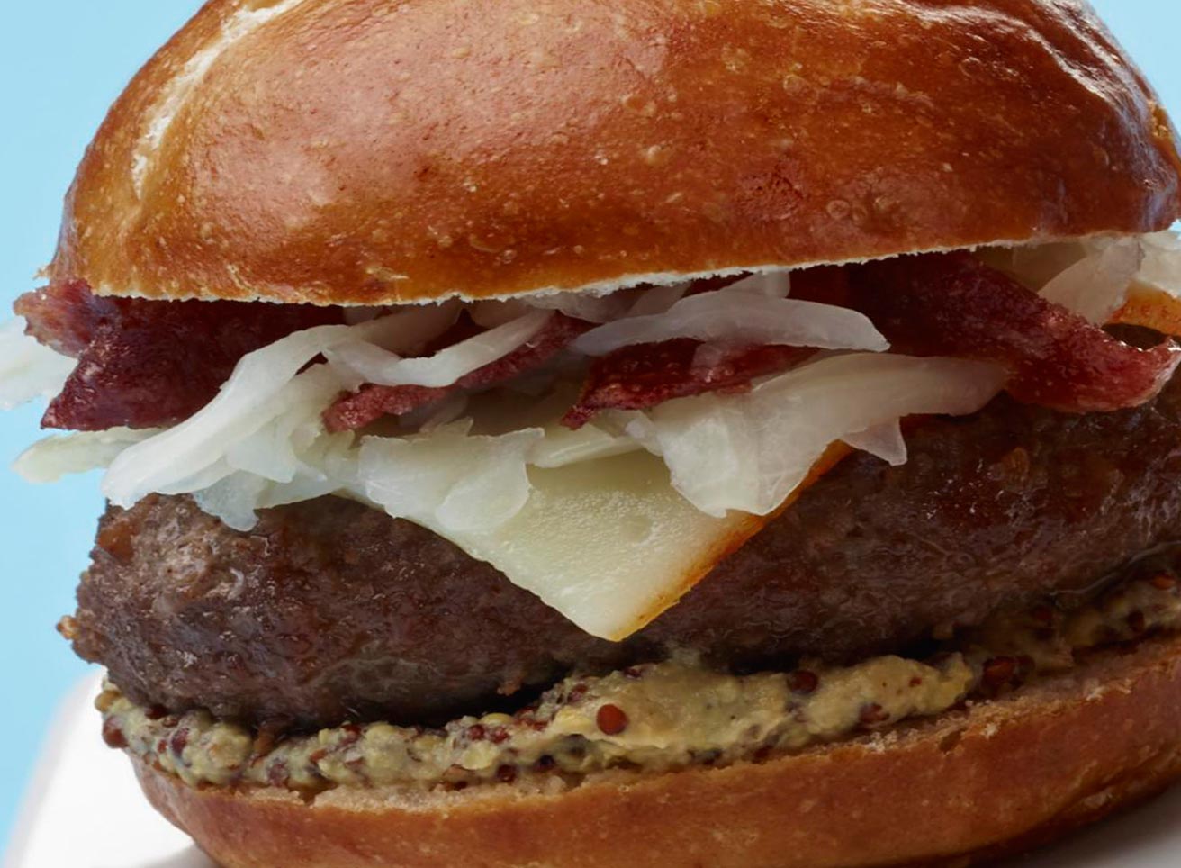 Turkey Slider with Turkey Bacon