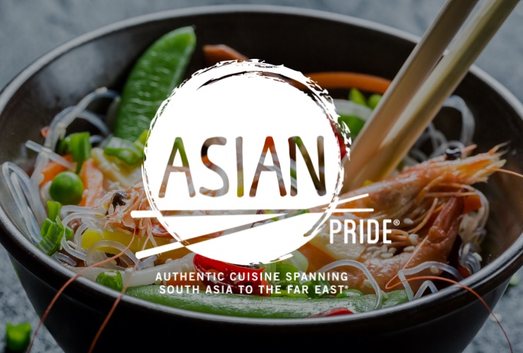 Asian Food Bowl with Logo Overlay